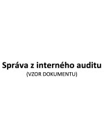 Správa z interného auditu
